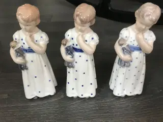 Figur pige med dukke b&G