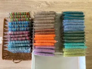 Strikkede karklude, 100% bomuld