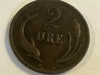 2 øre 1874 Danmark