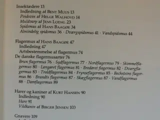 danmarks pattedyr 1-2 , red. af bent muus, emne: d
