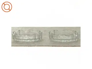 krystal skål, der kan deles i 2 (str. 10 cm)