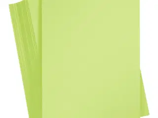 Lys Grøn A4 Karton 180g - 100 Ark til Kreative Projekter