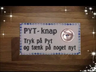 PYT-knap skilt (broderet)