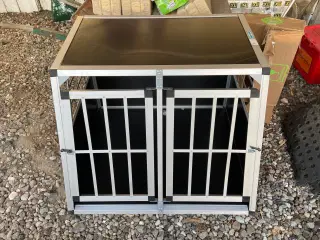 Hundebur med 2 låger