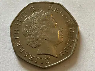 50 Pence England 1998