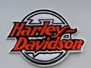 Patch / mærke med Harley-Davidson