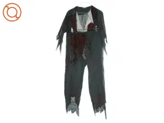Zombie kostume til Halloween/Fastelavn (str. ca. 10/11 år)