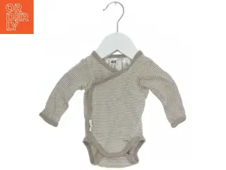 Stribet bodystocking med lange ærmer fra H&M (str. 50)