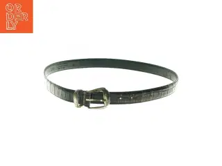Sort læderbælte fra Levis (str. L: 86-95 cm)