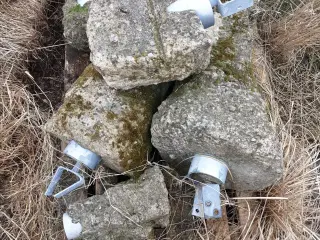 Søjlesko   med beton