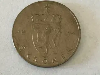 5 Kroner Norge 1974