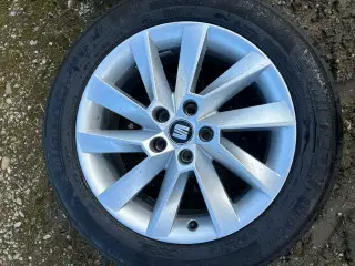 Fine 5X112 Sommerhjul med 215/55-17 Michelin