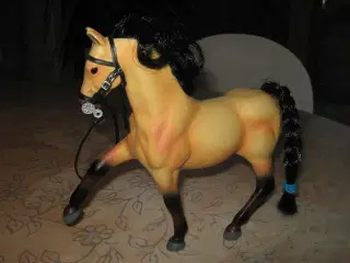 Legetøjs-hest med friserbar man og hale
