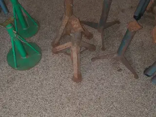 6 styk gamle autobukker 