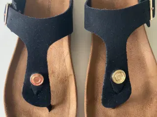 Behagelig sandal i nubuck læder