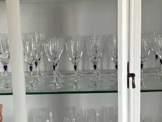 Blå safir glas
