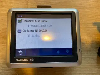 Garmin Nüvi 1200 med nyeste OpenMapChest kort