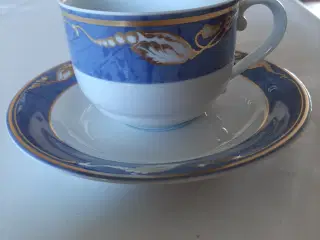Blå Magnolia kaffestel