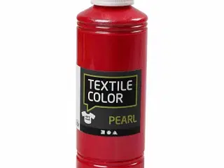 Textile Color Perlemor Rød 250ml - Vandbaseret Maling