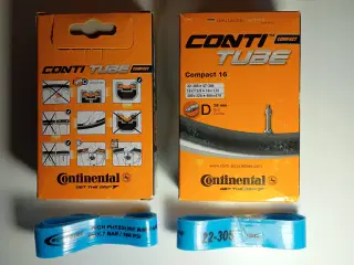 Continental cykelslanger til 16" hjul, 2 stk.