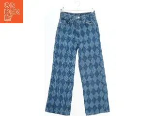 Rutede denim bukser fra H&M (str. 146)