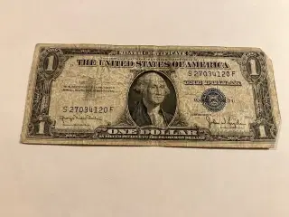 1 Dollar USA Blue Seal Silver Certificate
