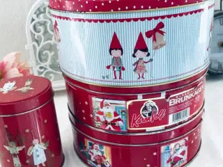 4 x blandet jule dåser 