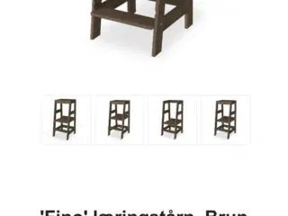 Læringstårn, mørkt træ