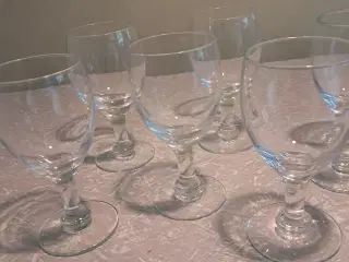 Hogla holmegaard rødvins glas sælges samlet 275kr