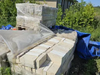 Brugte mursten fra gammelt hus