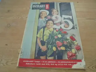 Ugebladet Tempo nr. 15  fra 1958  25 års jubilæums