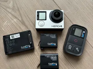 GoPro HERO4 BLACK Edition actionkamera med fjernbe