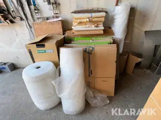 Indpakning og kasser parti