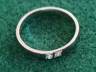 Fingerring, hvidguld, 585 Br.J. Bræmer-Jensen