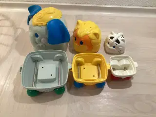 FISHER PRICE aktivitetslegetøj. 3 i en