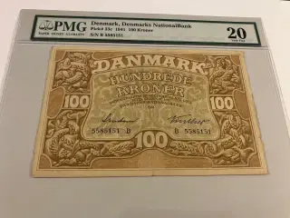 100 Kroner 1941 B