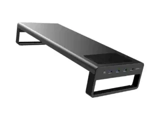 Skærmholder med USB 3.0 hub iggual IGG316900 - Sort