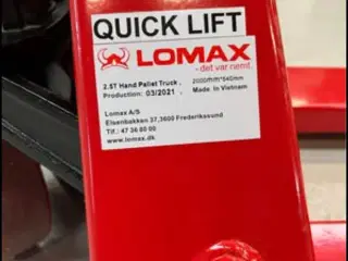 Palleløfter  2 meter lang