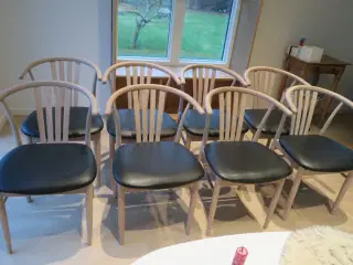 Spisebordsstole, 8 stk.
