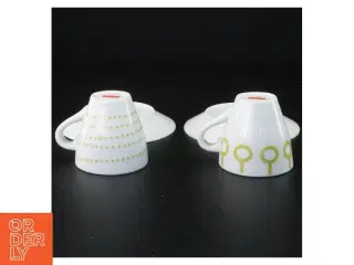 Bodum porcelænskopper med underkopper fra Bodum (str. 12 x 7 cm)