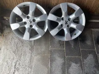 Peugeot Alufælge 16”.  4 stk.!!!