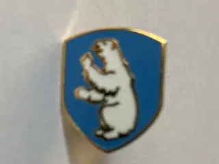 Emalje emblem til kasket Grønlandsk Fiskerkontrol