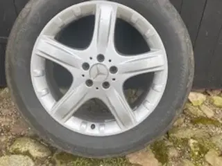 19" Alu Fælge med sommerdæk monteret
