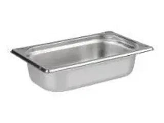 12 stk. Kantine stål 1/4 GN H65 mm APS