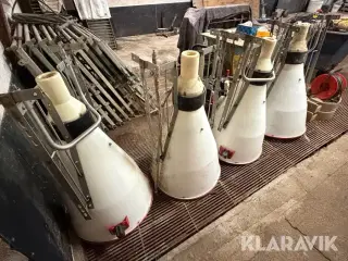 Foder automater 4 styk