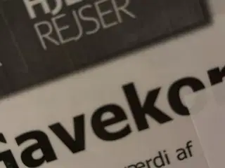 Gavekort til hjerting rejser