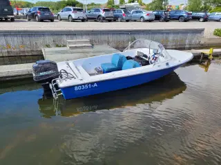 16fods almarine speedbåd med 40hk mercury