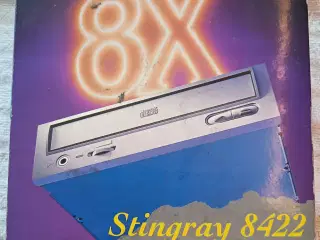 Stingray 8x CD-Rom drev i boks + isa controller
