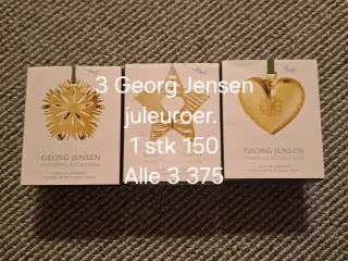 3 Georg Jensen juleuroer 