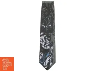 Sort slips med geometrisk mønster fra LFV (str. 73 cm)